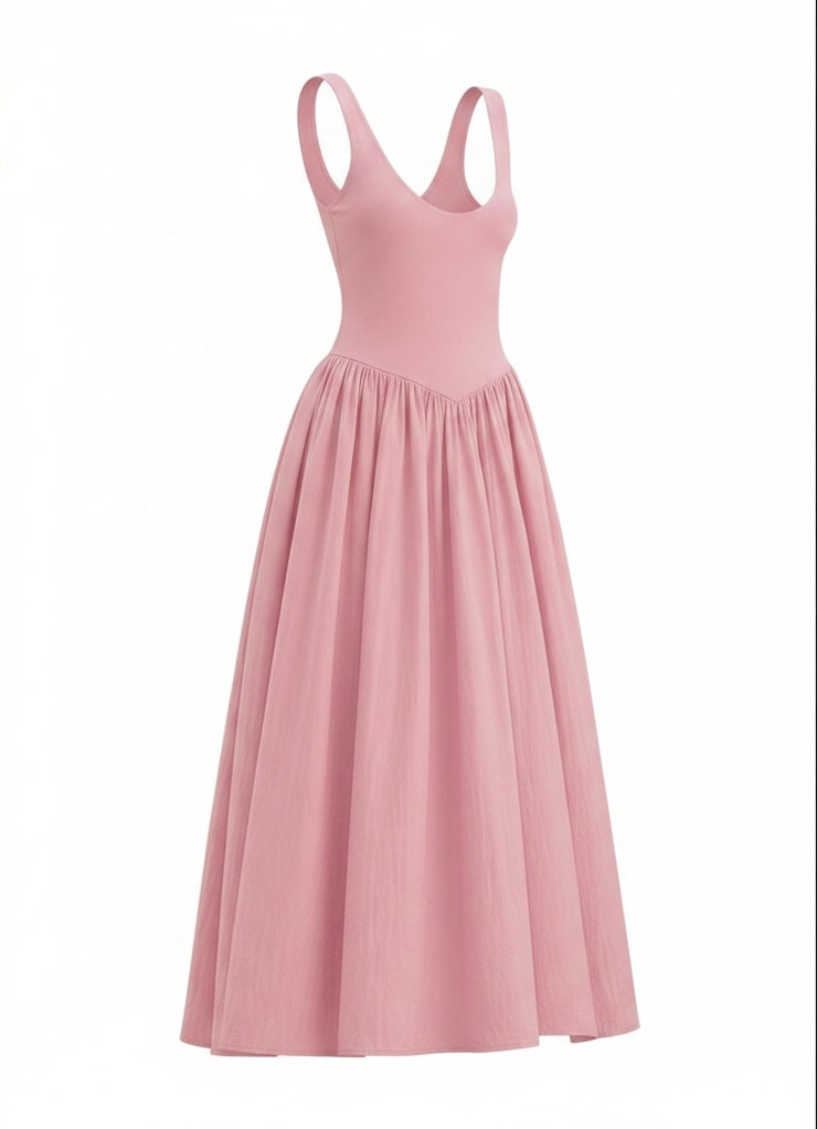 Damen Sommerkleid - BELLA DANCE SUMMER DRESS ( pink )