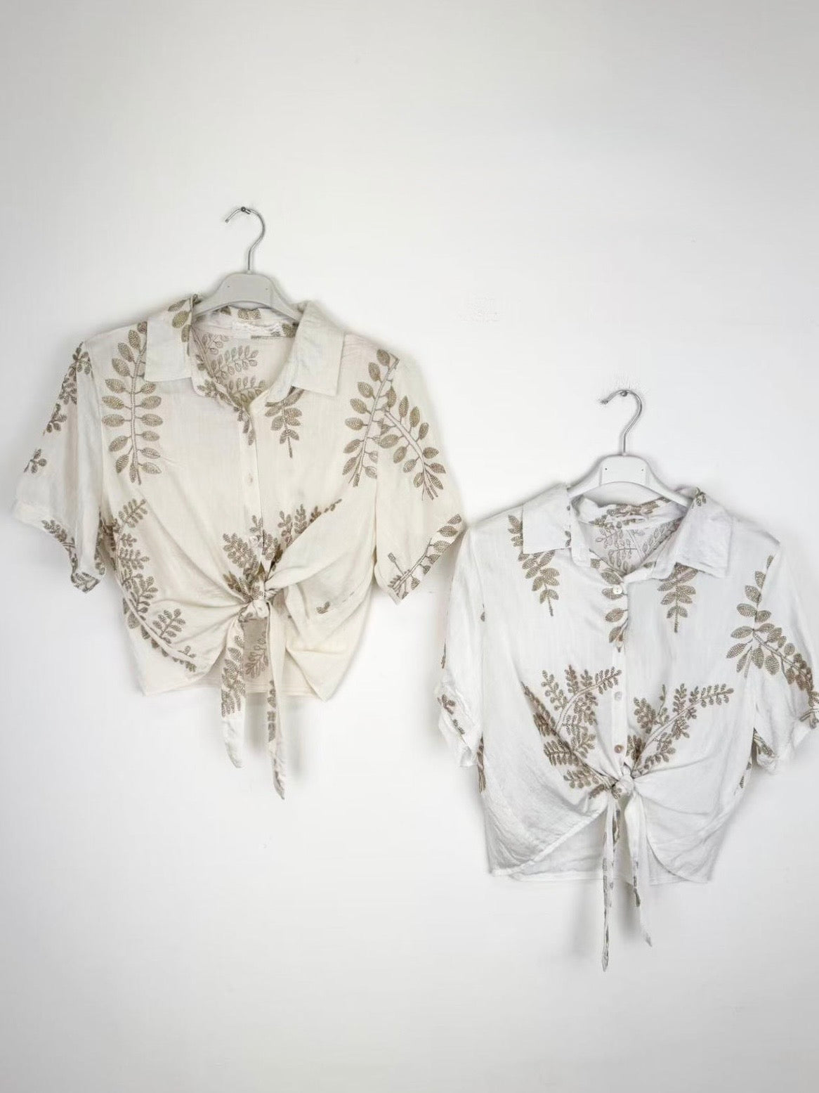Damen Oberteil - Willow Botanica Tie-Front Blouse