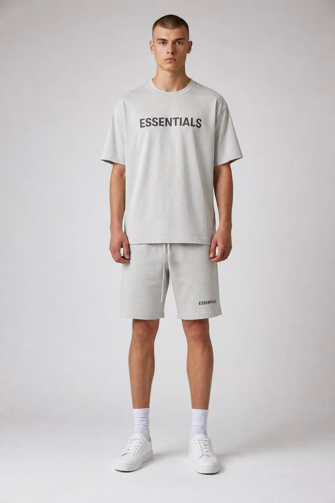 Herren Set Oberteil + Hose - ESSENTIALS GREY SET