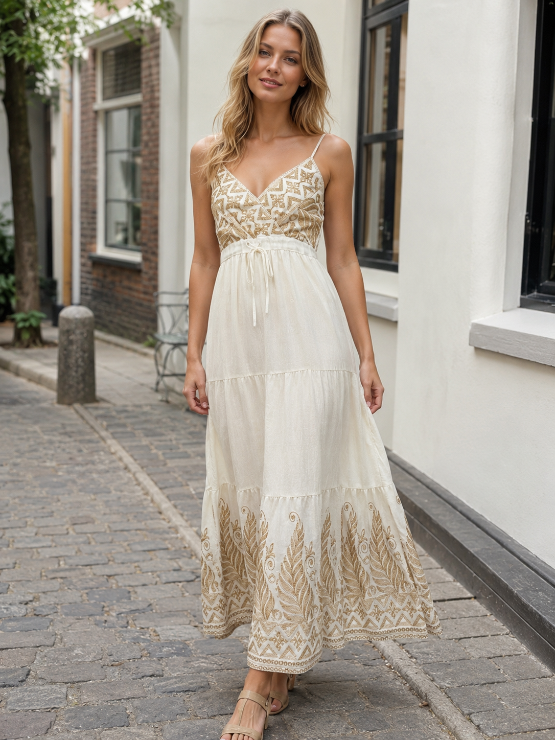 Damen Kleid - ANNA GOES TO THE BEACH DRESS