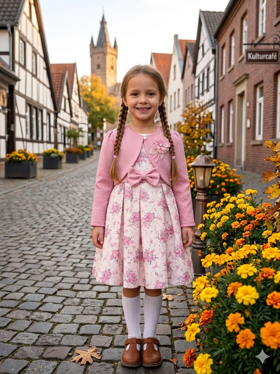 Kleid für Mädchen 2 - 12 Jahre Kinder - BELLA FLORAL PRINCESS DRESS