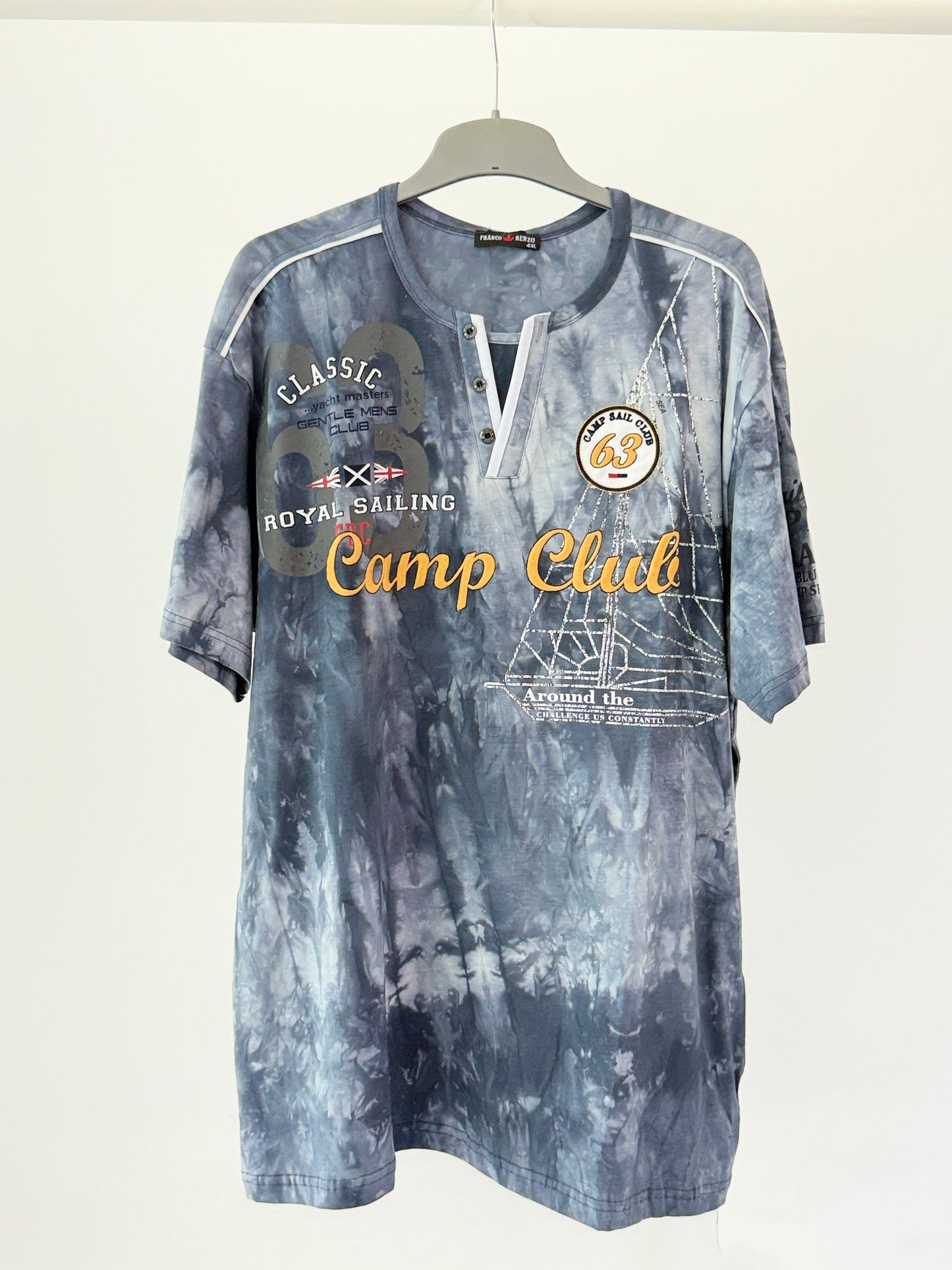 Herren T-Shirt Übergröße kunterbunt 3XL - 6XL - MEN T-SHIRT OVERSIZED COLOURFUL