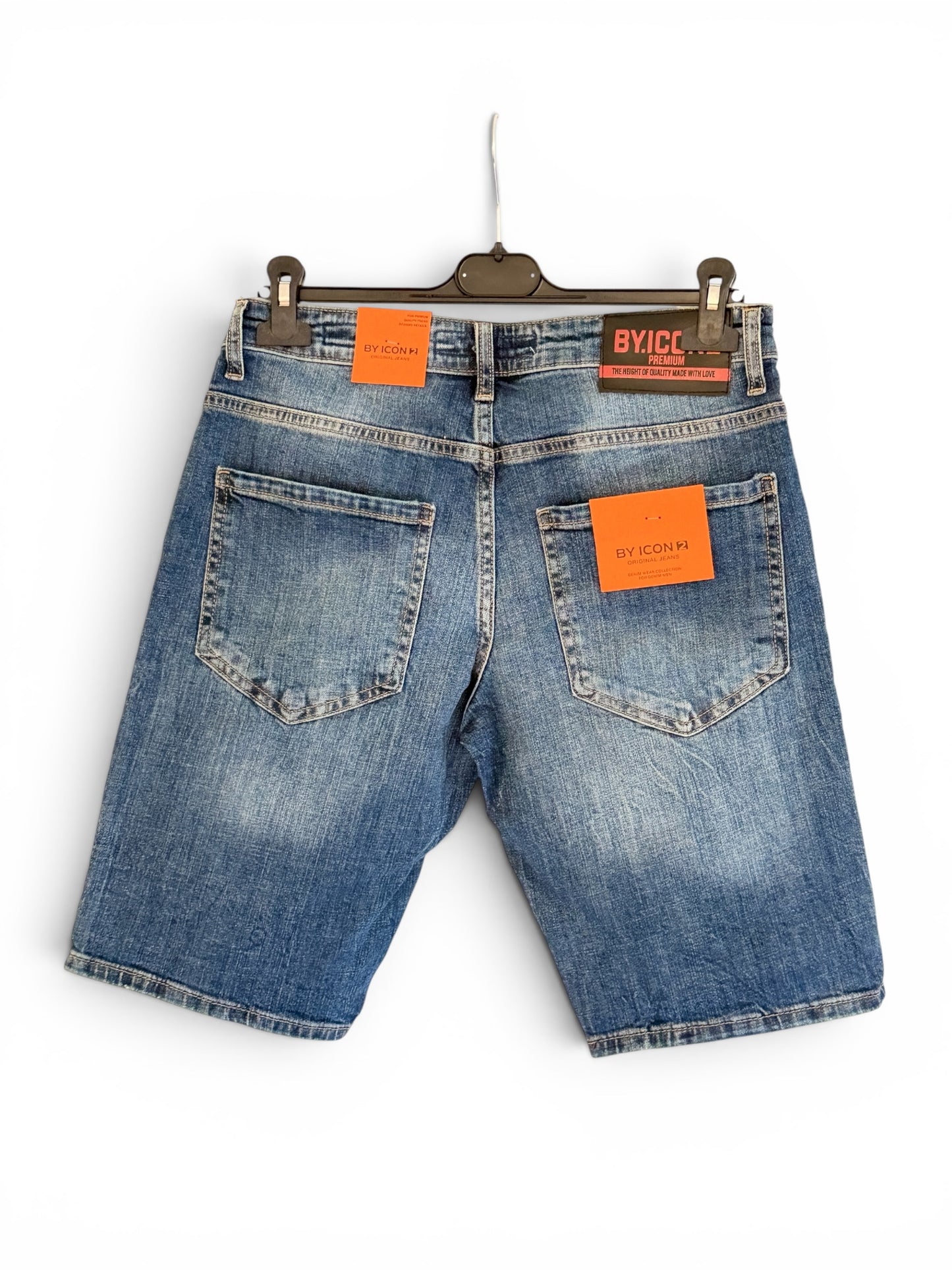Herren Short Jeans- TOO HOT FOR THE SUMMER Dark Blue