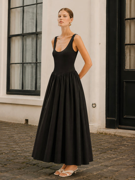 Damen Sommerkleid - BELLA DANCE SUMMER DRESS (BLACK)
