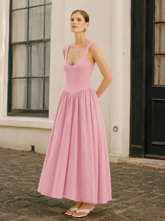 Damen Sommerkleid - BELLA DANCE SUMMER DRESS ( pink )