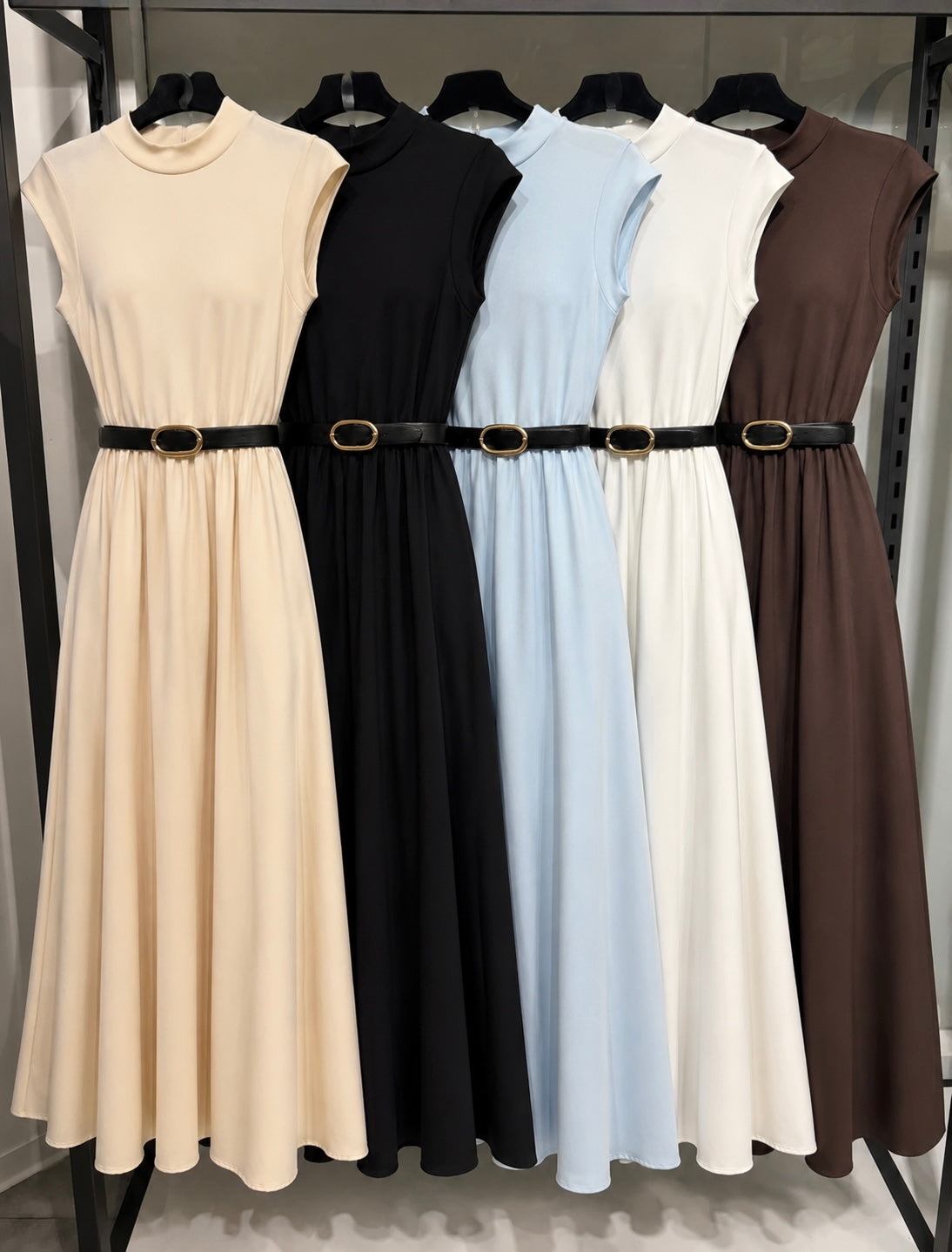 Damen Sommerkleid - LISA SUMMER DRESS (BLACK)