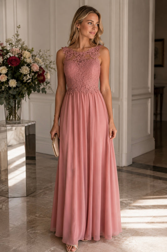 NUR IM GESCHÄFT VERFÜGBAR - Damen Kleid für Abschluss, Events, Party - PINKY PARTY PROM DRESS