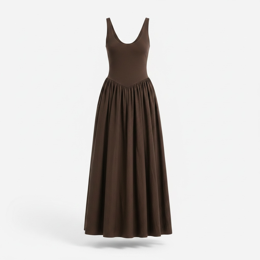 Damen Sommerkleid - BELLA DANCE SUMMER DRESS ( brown )
