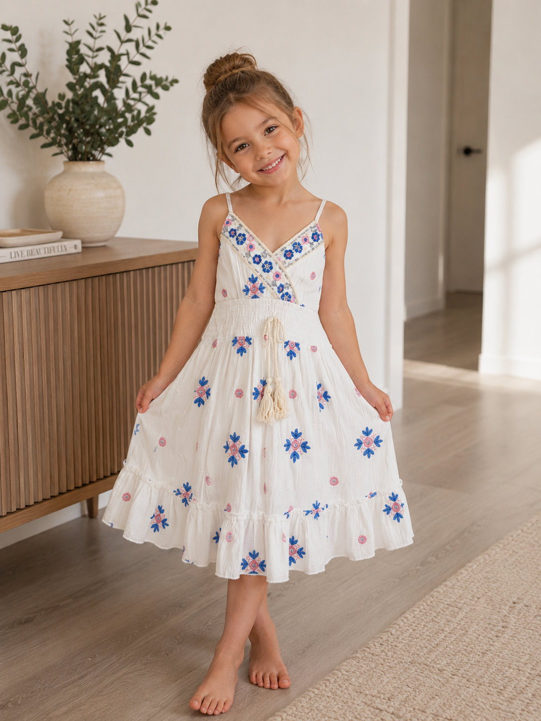 Kinder Kleid 4-12 Jahre - BEAUTIFUL KIDS DRESS