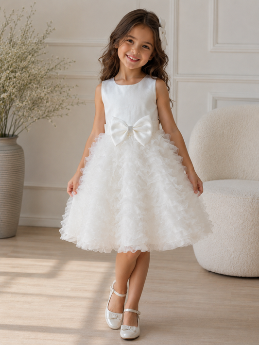 Kinder Kleid 2-12 Jahre - MY WHITE ANGEL KIDS DRESS