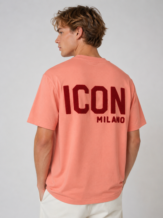 Herren T-Shirt - IC MILANO (LIGHT ORANGE)