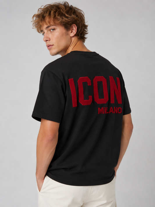 Herren T-Shirt - IC MILANO (BLACK)