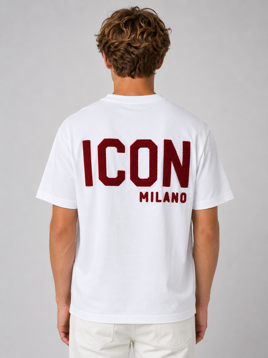 Herren T-Shirt - IC MILANO (WHITE)