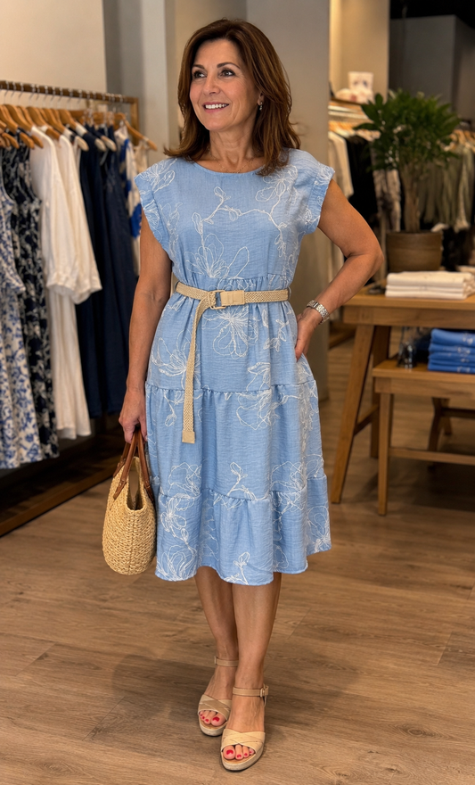 Damen Sommerkleid One Size - MALLORCA WOMEN DRESS