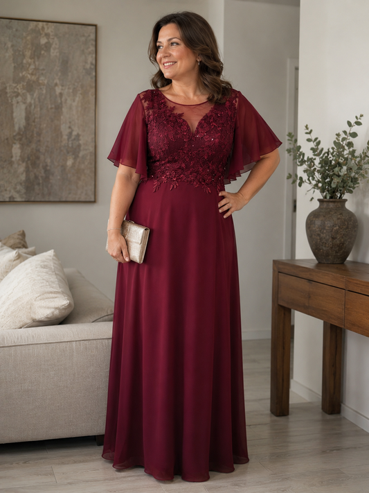 NUR IM GESCHÄFT VERFÜGBAR - Damen Kleid - PROM RED LADY DRESS