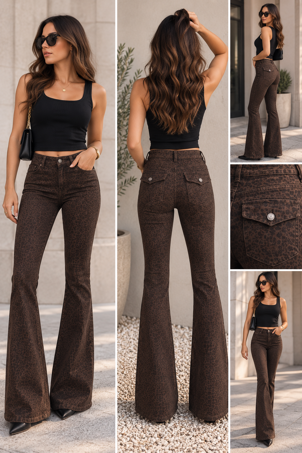 LEO DEMIM Flare Jeans