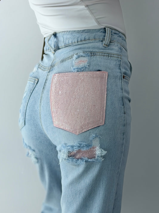 Damen Hose - PINKY TWINKLY HOT JEANS